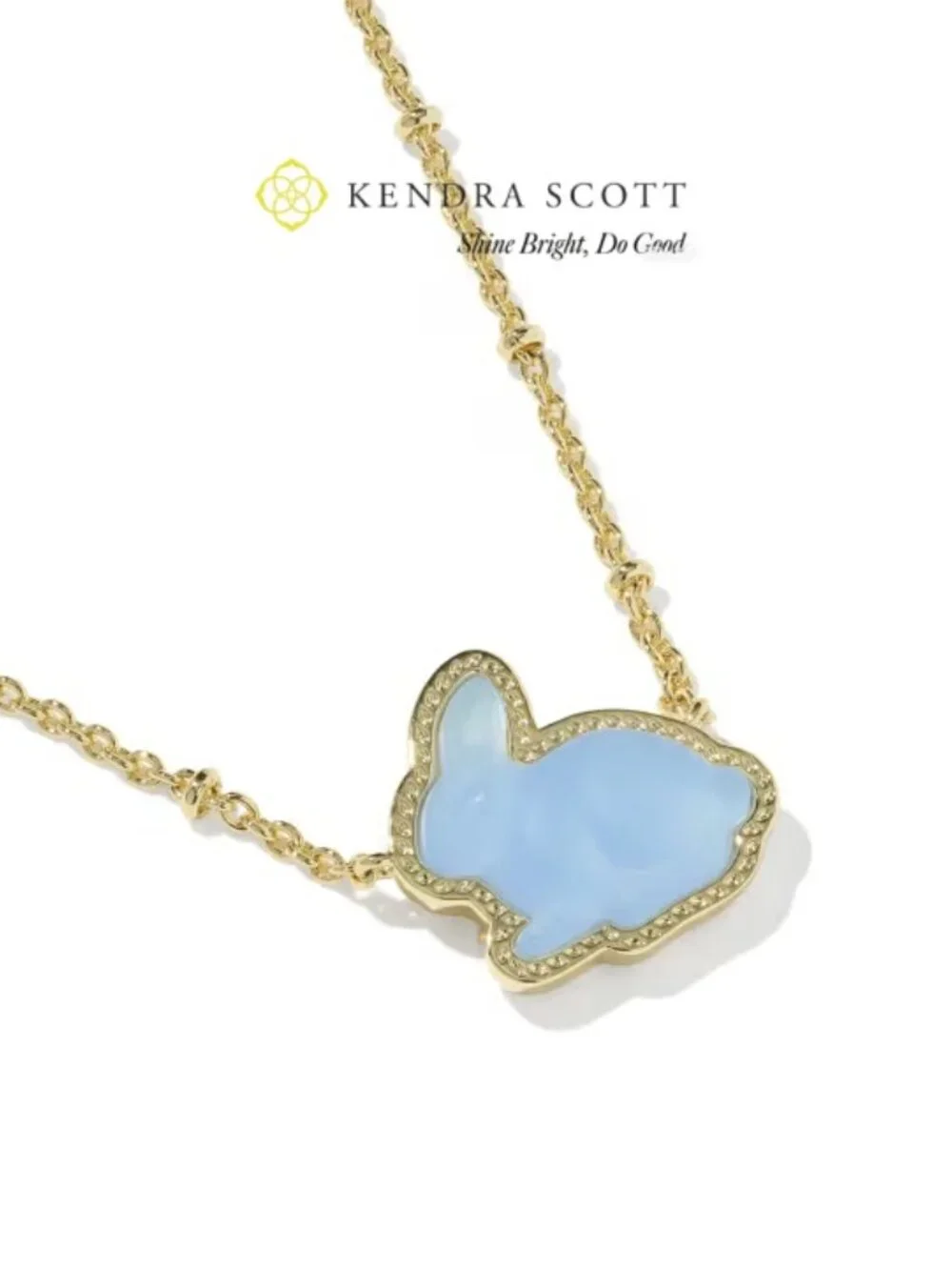 Kendra Scott Bunny Gold Short Pendant Necklace - Picture 4 of 4